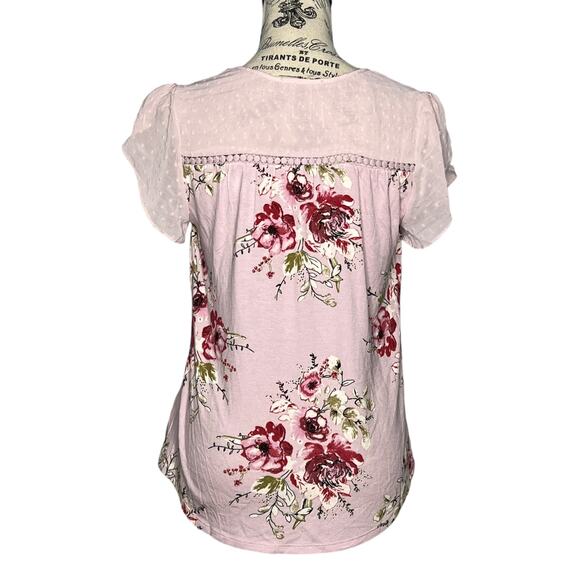 Daniel Rainn (PXS) Jarra Flutter Sleeve Tassel Knit Top Stitch Fix Sheer Detail - Picture 4 of 11